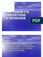 Pap Smear - Indications &technique