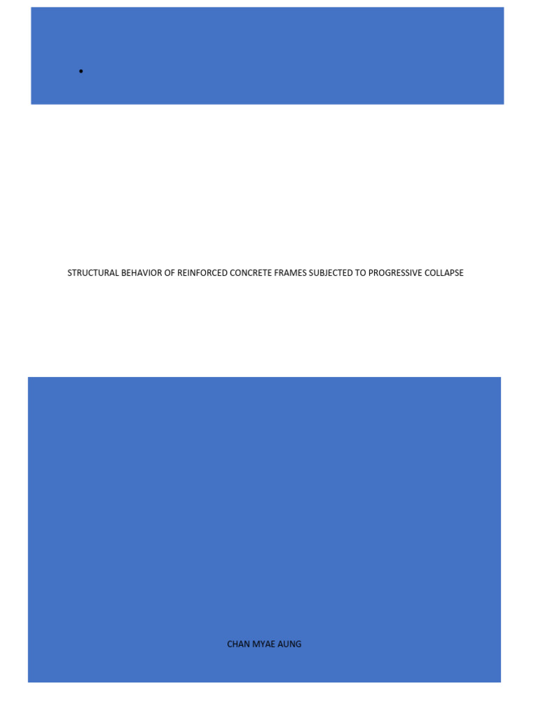 Progressive Collapse in RC Frames Analysis | PDF | Beam (Structure ...