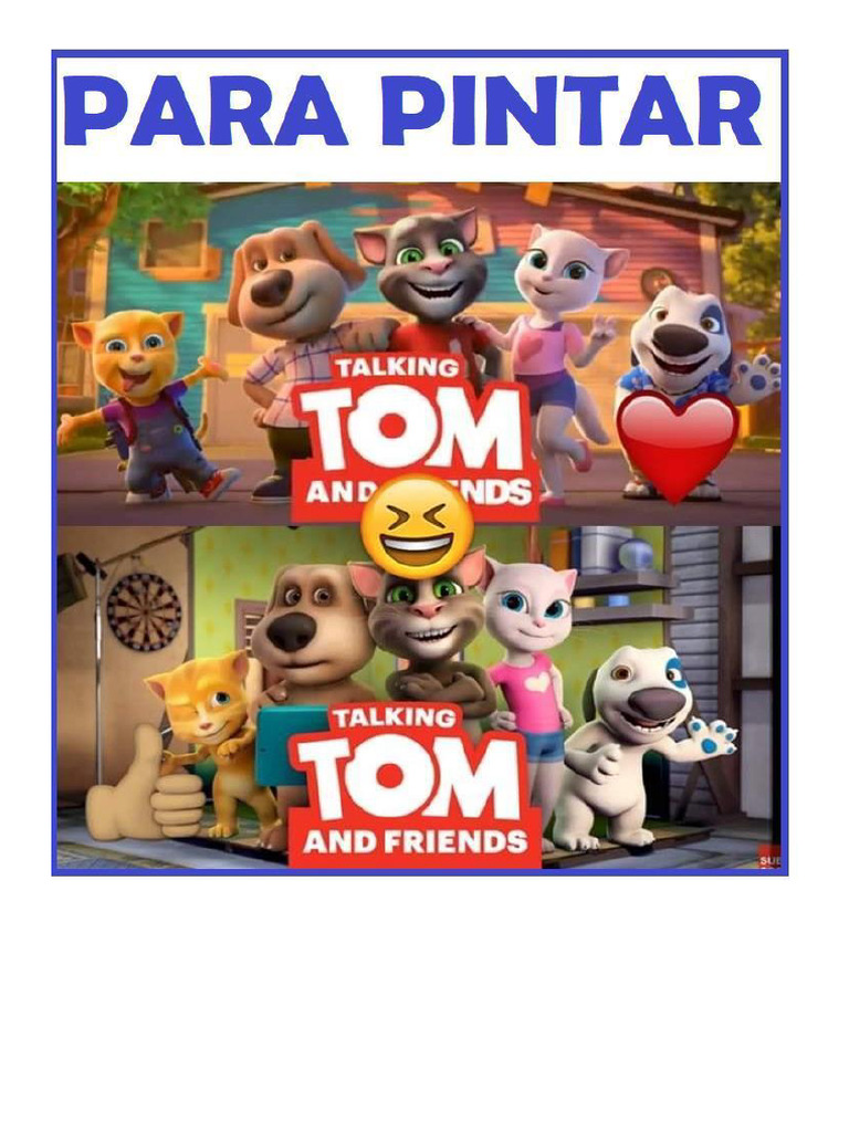 Talking Tom - 10 | PDF