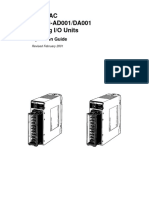 AD001, DA001 Analog IO Units Operation Guide