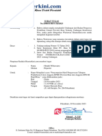 Surat Tugas HW Bawaslu Riau