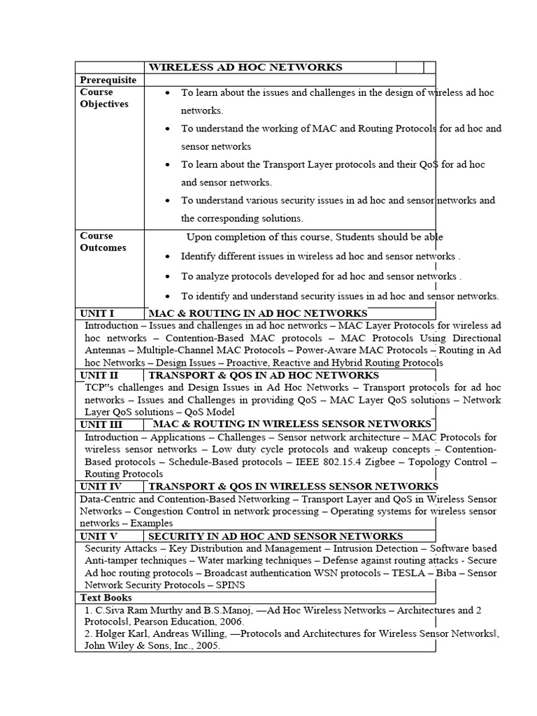 Wireless Ad-Hoc Networks | PDF | Wireless Ad Hoc Network | Computer Network
