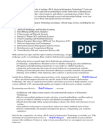 PHD Thesis Topics in Information Technology