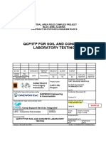 QCP - ITP For Soil & Concrete Laboratory Testing - CSSI