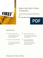 Improving Safety Culture in Industries