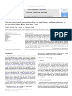 15 Nutrient Sources and Composition of Recent Algal Blooms and Eutrophication in