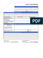 Site Survey Form Template