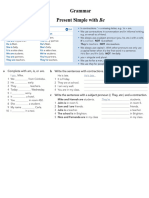 Present Simple With BE (Theory-Practice-Homework)