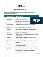 Check List Narrativa Milionaria