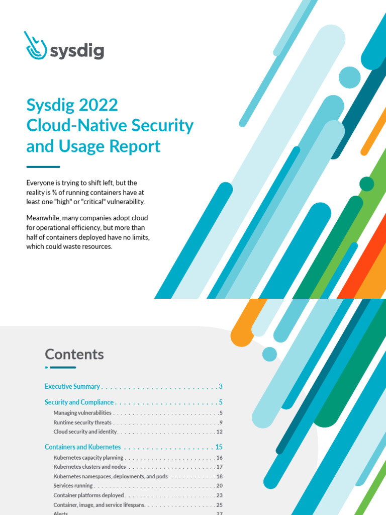 2022 Cloud Native Security and Usage Report | PDF | Cloud Computing ...