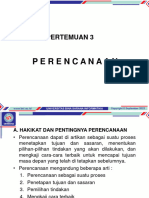 Perencanaan: Pertemuan 3