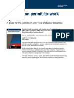 Guidance on Permit-To-work Systems