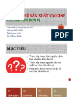 Công nghệ sản xuất vaccine