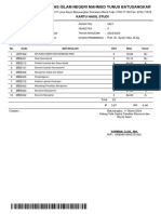 Kartu Hasil Studi Al Amin Semester 5