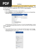 Lesson 1D - How To Use Mail Merge in Word 2016