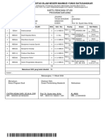 Kartu Rencana Studi Al Amin Semester 6