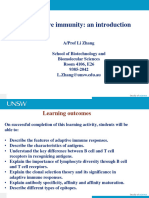 Lecture 5 Adaptive Immunity BABS3041 2024