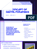 Cu2 - The Concept of Digital Forensics (Crdi422) - 2