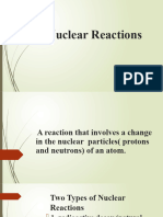 Nuclear Reactions