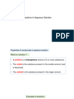 DMS 1 - Reactions in Aqueous - Solution