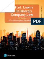 Pettet, Lowry and Reisberg's Company Law