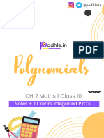 Polynomials Class 10 + Integrated PYQs