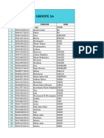 Groupe 16: - #INE Prenom NOM