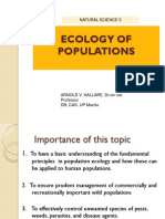 Lecture 7 Population Properties and Dynamics BW