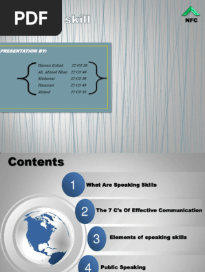 Speaking skill