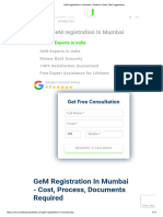 GeM Registration in Mumbai - Guide For Seller GeM Registration