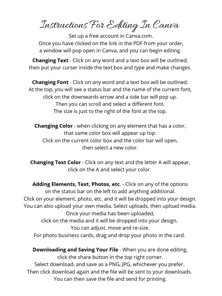 Editing PDFs in Canva: A Guide | PDF