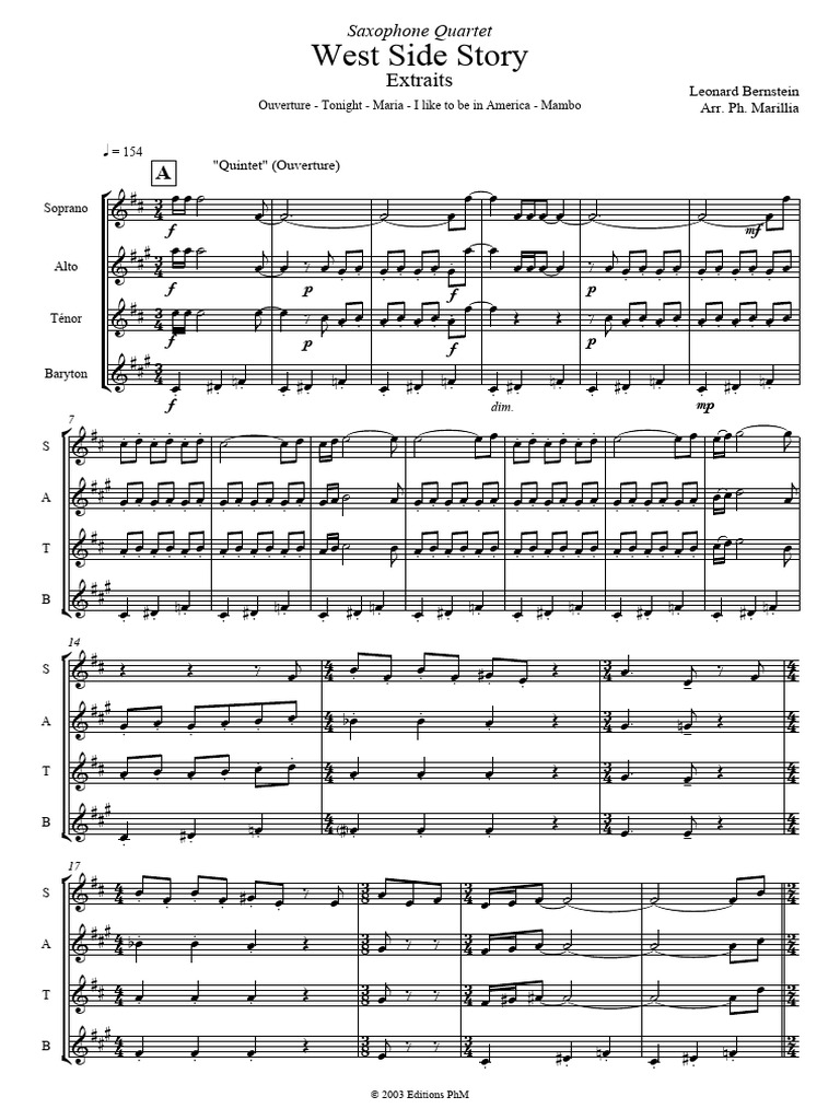 West Side Story | PDF | Classical Music | Aerophones