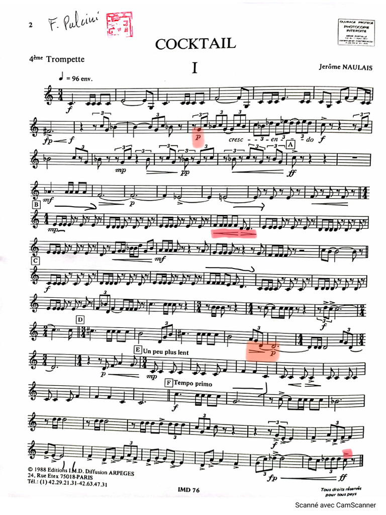 Cocktail Jérôme Naulais | PDF