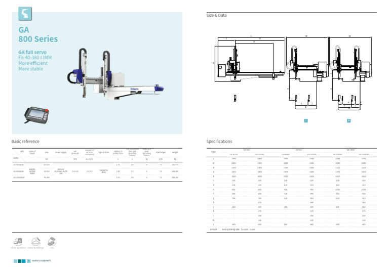GA-I (H) D 1000 Series ROBOT | PDF | Electric Power | Manufactured Goods
