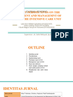 Current Perspectives On The Assessment and Managemnt of Pain in The Intensive Care Unit
