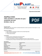 AdePlast A321 Fisa Tehnica