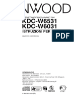 KDC-W6531 KDC-W6031: Istruzioni Per L'Uso