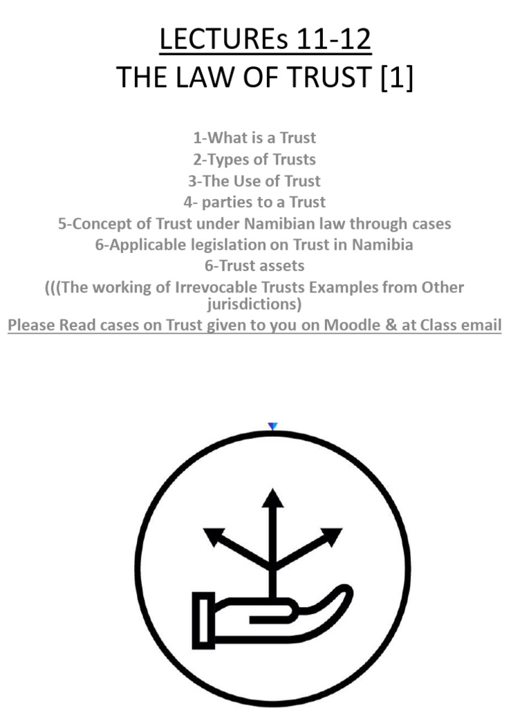 Types of Trusts in Namibian Law | PDF