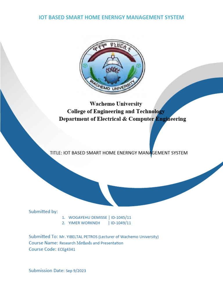 IoT-Based Smart Home Energy Management | PDF | Internet Of Things ...