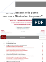 2 Et 3 OPEN, Les Adolescents Et Le Porno Vers Une Génération Youporn, Dans IFOP, 15 Mars 2017.