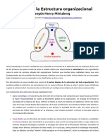 Mintzberg - 5 Partes de La Estructura Organizacional