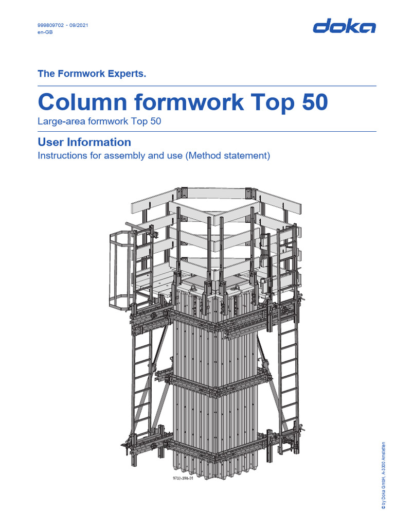 Column Formwork Top 50 Guide | PDF | Crane (Machine) | Scaffolding