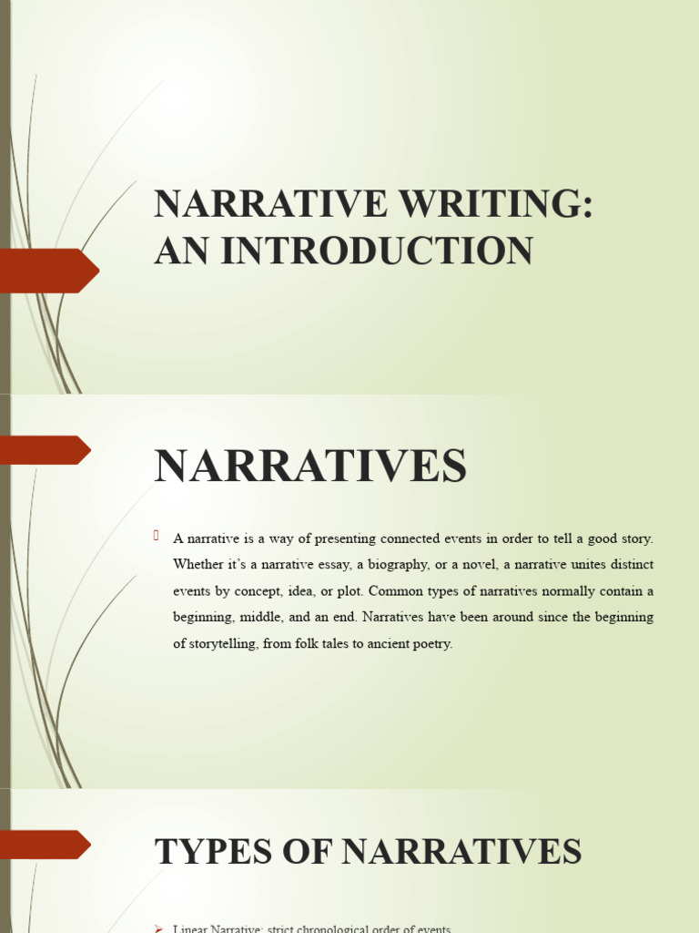 Narrative Writing Basics | PDF