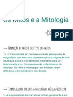 Os Mitos e A Mitologia