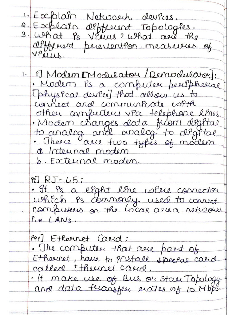 Computer Revision Questions | PDF