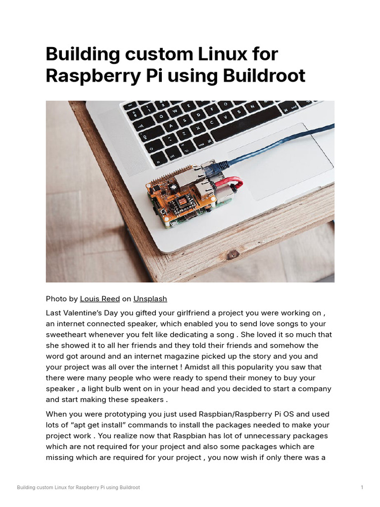 Buildroot Raspberry Pi 4
