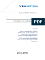 II - AED - Direito e Economia Dos Contratos Empresariais