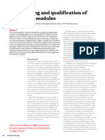 Power Rating and Qualification of Bifacial PV Modules