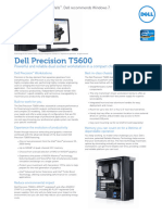 Dell Precision T5600 Spec Sheet