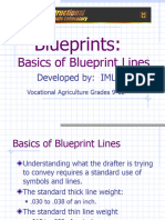 Blueprint Lines Alphabet of LInes